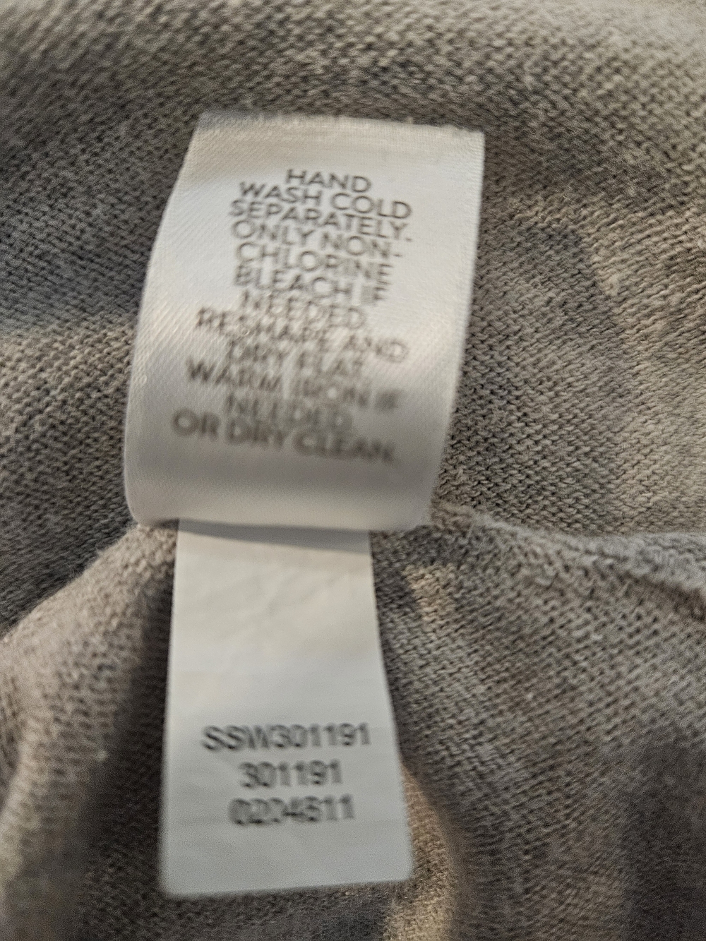 J. Jill Pure Jill V-Neck 3/4 Sleeve Lightweight Sweater In Pumice Heather Sz 2X - Picture 8 of 10